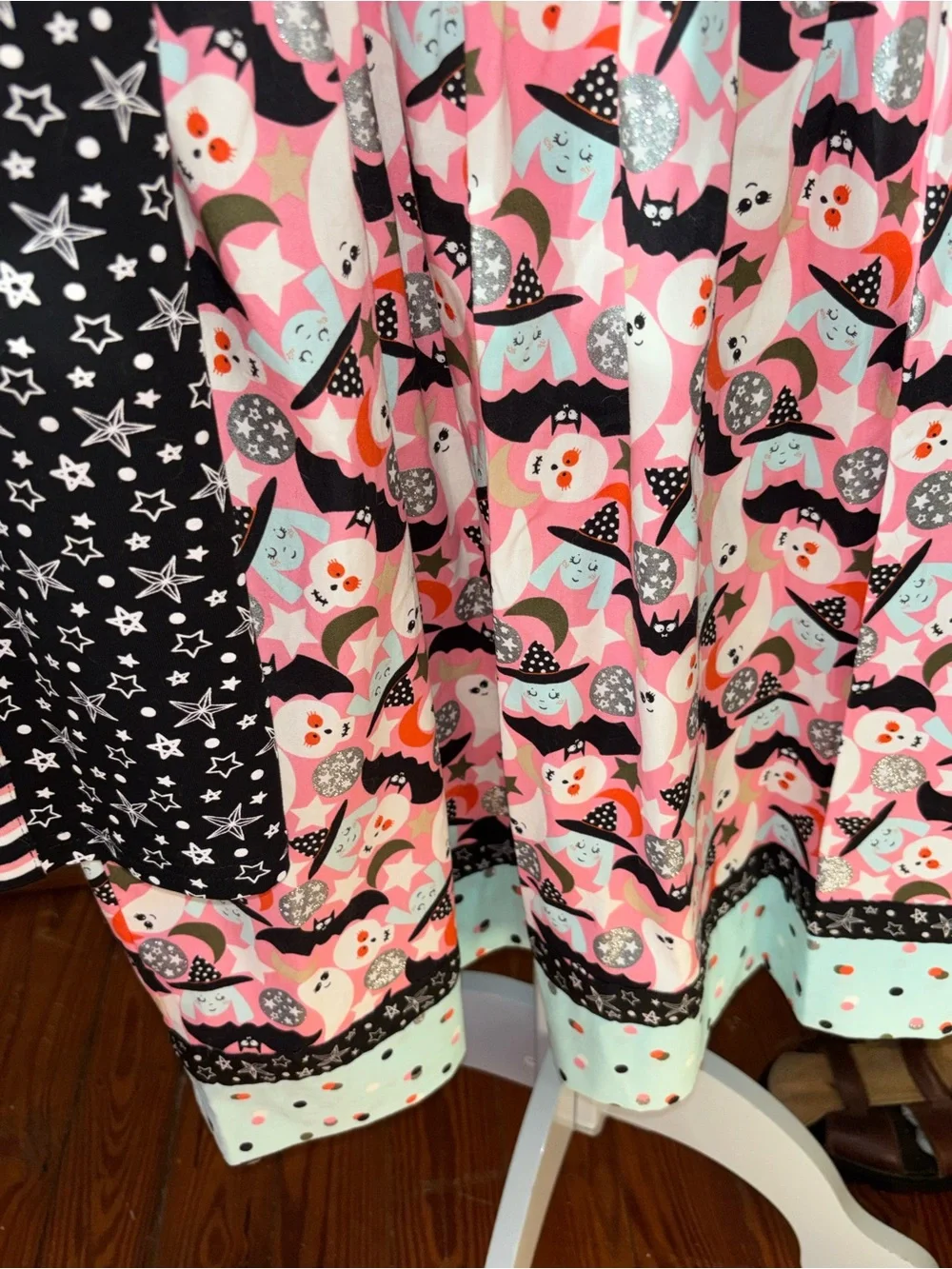 Matilda Jane Black Star & Pink Multi Print Girls Dress